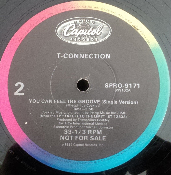 T-Connection : You Can Feel The Groove (12", Promo)