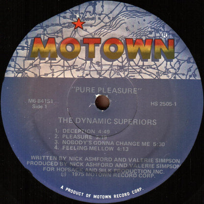 Dynamic Superiors : Pure Pleasure (LP, Album)