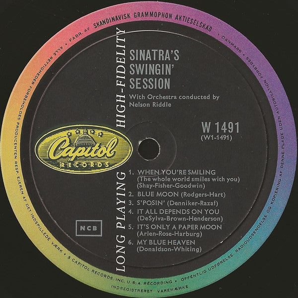 Frank Sinatra : Sinatra's Swingin' Session!!! (LP, Album, Mono)