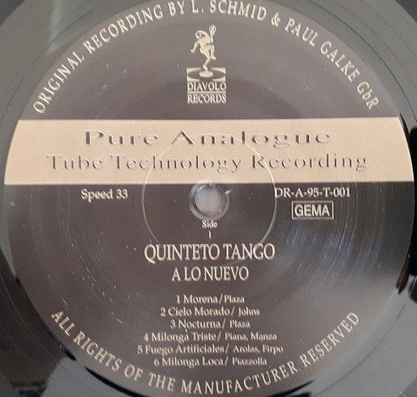 Quinteto Tango : A Lo Nuevo (LP, Album, 180)