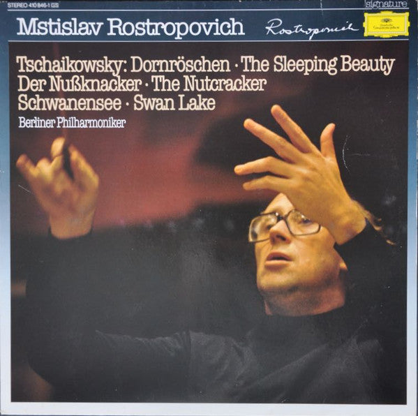 Mstislav Rostropovich, Pyotr Ilyich Tchaikovsky / Berliner Philharmoniker : Ballett-Suiten: Dornröschen • Schwanensee • Nußknacker (Sleeping Beauty • Swan Lake • Nutcracker) (LP, Comp, Smplr)
