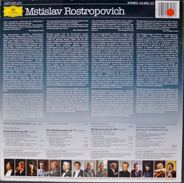 Mstislav Rostropovich, Pyotr Ilyich Tchaikovsky / Berliner Philharmoniker : Ballett-Suiten: Dornröschen • Schwanensee • Nußknacker (Sleeping Beauty • Swan Lake • Nutcracker) (LP, Comp, Smplr)