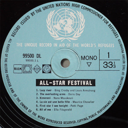 Various : All-Star Festival (LP, Comp, Mono)