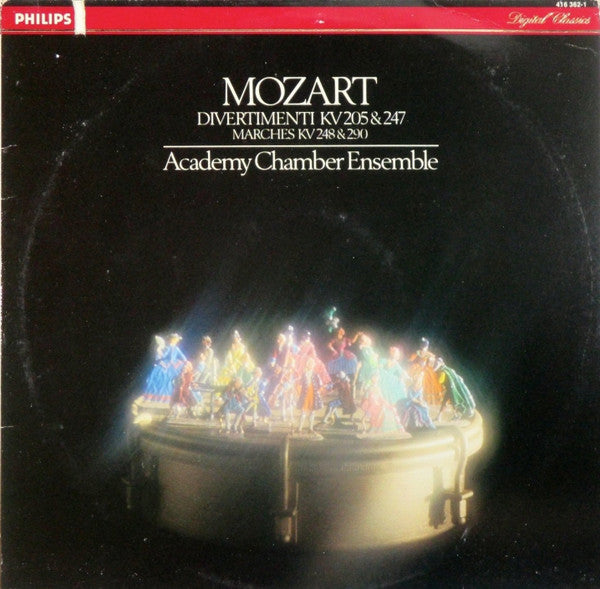Wolfgang Amadeus Mozart, Academy Chamber Ensemble : Divertimenti KV 205 & KV 247 - Marches KV 248 & KV 290 (LP)