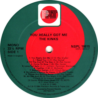 The Kinks : You Really Got Me (LP, Comp, Mono)