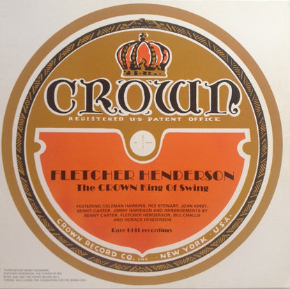 Fletcher Henderson And His Orchestra : The Crown King of Swing (LP, Comp, Mono)