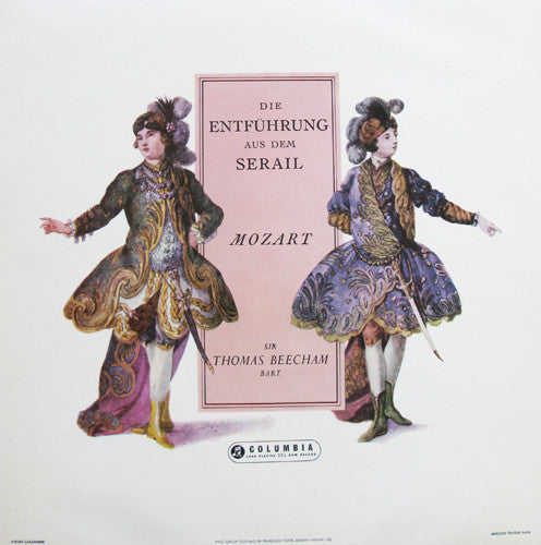 Wolfgang Amadeus Mozart - The Beecham Choral Society And Royal Philharmonic Orchestra Conducted By Sir Thomas Beecham, Lois Marshall, Ilse Hollweg, Leopold Simoneau, Gerhard Unger, Gottlob Frick : Die Entführung Aus Dem Serail (2xLP, Album, Mono)