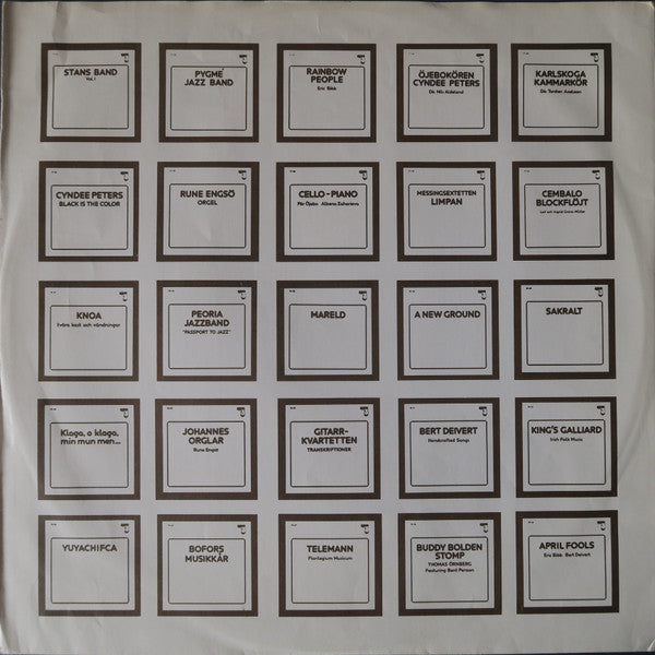 Various : Testskiva 1 (Perspektiv) (LP, Comp)