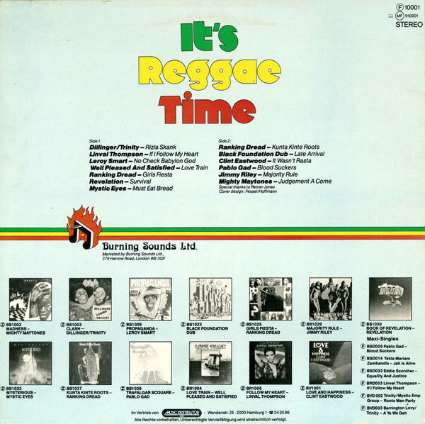 Various : It's Reggae Time (LP, Comp)