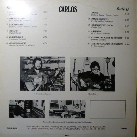 H. Carlos Kock Saucedo : Simplemente - Para Ser Libre Naci (LP, Album)