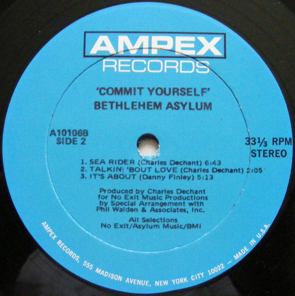 Bethlehem Asylum : Commit Yourself (LP, Album)