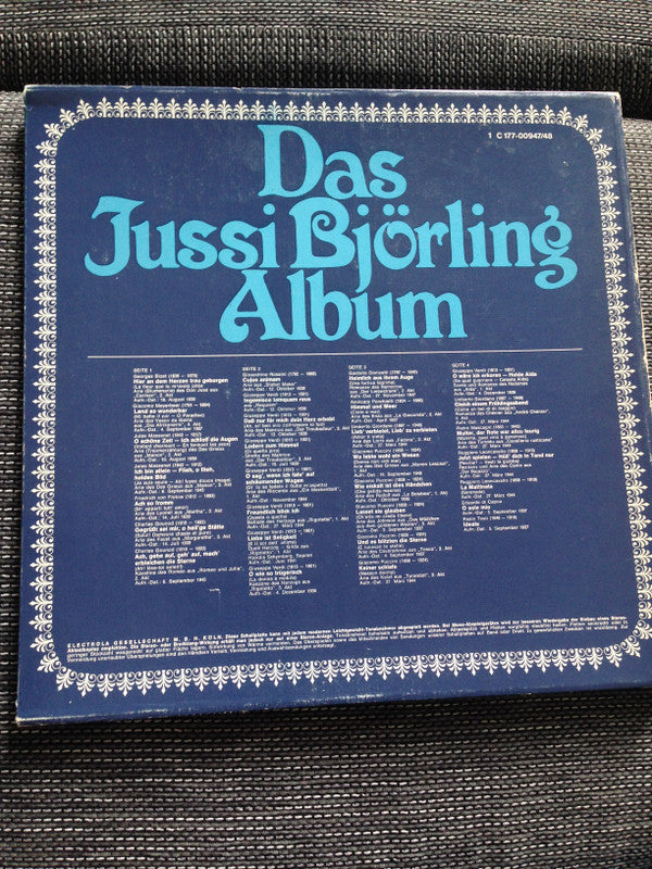 Jussi Björling : Der Tenor Des Nordens (2xLP, Comp, Mono)