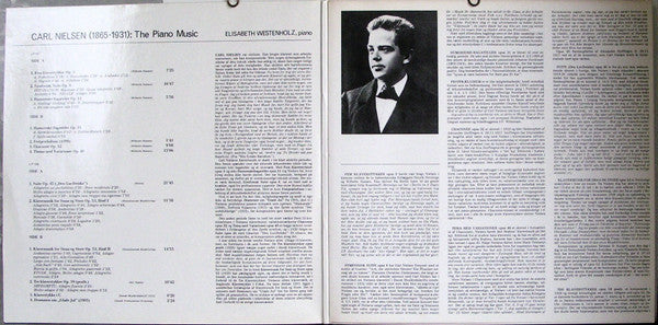 Elisabeth Westenholz : Carl Nielsen, The Complete Piano Music (2xLP, Album, Gat)