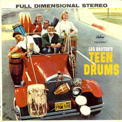 Les Baxter : Les Baxter's Teen Drums (LP, Album)