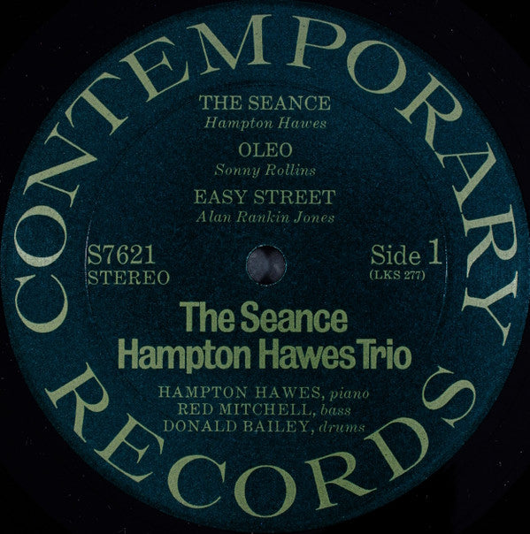 Hampton Hawes Trio : The Seance (LP, Album)