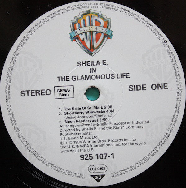 Sheila E. : In The Glamorous Life (LP, Album)