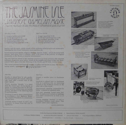 Unknown Artist : The Jasmine Isle (Javanese Gamelan Music) (LP, Album)