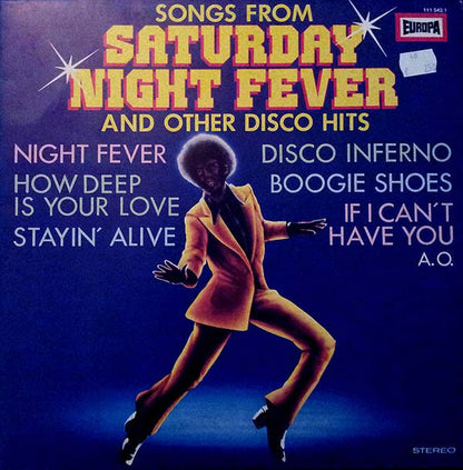 The Hiltonaires : Songs From Saturday Night Fever (And Other Disco Hits) (LP, Album)