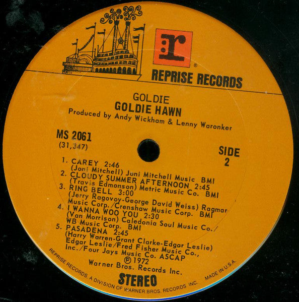 Goldie Hawn : Goldie (LP, Album, San)