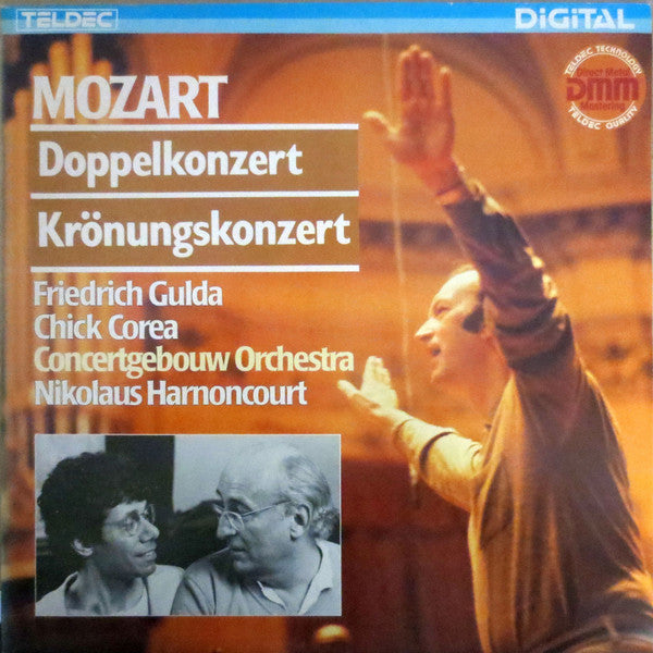 Wolfgang Amadeus Mozart, Friedrich Gulda, Chick Corea, Concertgebouworkest, Nikolaus Harnoncourt : Doppelkonzert, Krönungskonzert (LP)