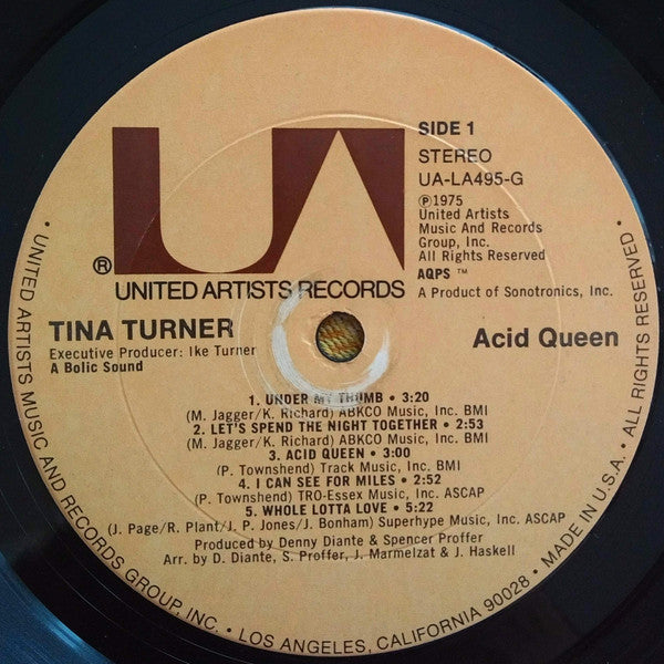 Tina Turner : Acid Queen (LP, Album)