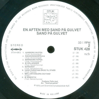 Sand På Gulvet : En Aften Med Sand På Gulvet (LP, Album)