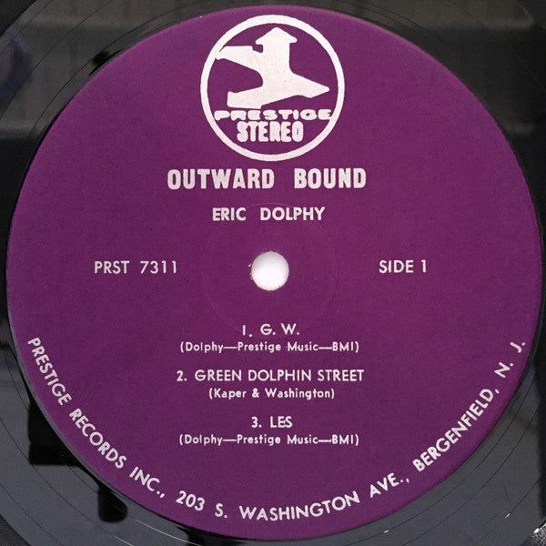 Eric Dolphy : Outward Bound (LP, Album, RE, RP)