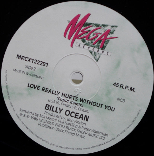 Billy Ocean : Red Light 1987 Remix (12")