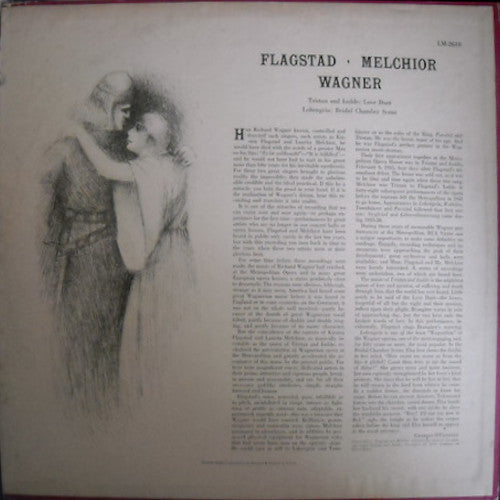 Richard Wagner, Kirsten Flagstad, Lauritz Melchior : Tristan And Isolde: Love Duet / Lohengrin: Bridal Chamber Scene (LP, Comp, Mono)