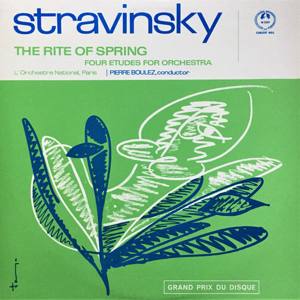 Igor Stravinsky, Orchestre National De France | Pierre Boulez : The Rite Of Spring / Four Etude For Orchestra (LP, Mono)
