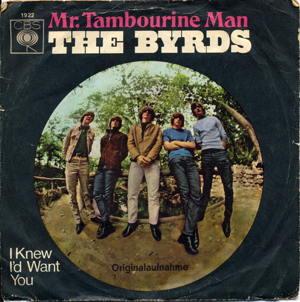 The Byrds : Mr. Tambourine Man (7", Single)