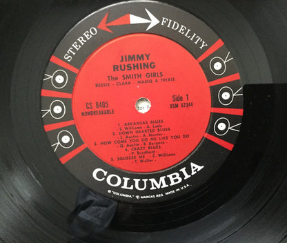 Jimmy Rushing And The Smith Girls : Bessie - Clara - Mamie & Trixie (The Songs They Made Famous) (LP, Album)