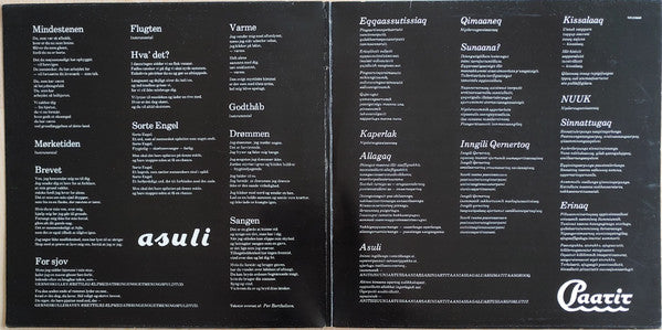 Paatit : Asuli (LP)