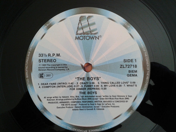 The Boys : The Boys (LP, Album)