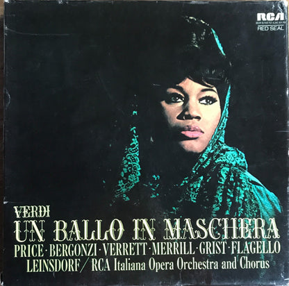 Giuseppe Verdi - Erich Leinsdorf / RCA Italiana Symphony Orchestra / RCA Italiana Symphony Chorus : Un Ballo In Maschera (3xLP + Box)