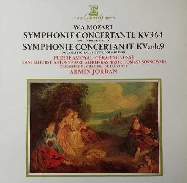 Wolfgang Amadeus Mozart, Armin Jordan, Orchestre De Chambre De Lausanne : Symphonies Concertante KV 364 - Symphonie Concertante KV Anh.9 (LP, Album)