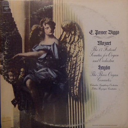 E. Power Biggs, Wolfgang Amadeus Mozart, Joseph Haydn, Columbia Symphony Orchestra, Zoltan Rozsnyai : Mozart: The 17 Festival Sonatas / Haydn: The 3 Organ Concertos (2xLP, Comp, Gat)