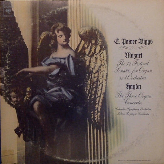 E. Power Biggs, Wolfgang Amadeus Mozart, Joseph Haydn, Columbia Symphony Orchestra, Zoltan Rozsnyai : Mozart: The 17 Festival Sonatas / Haydn: The 3 Organ Concertos (2xLP, Comp, Gat)