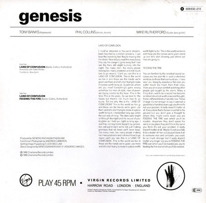 Genesis : Land Of Confusion (12", Single)