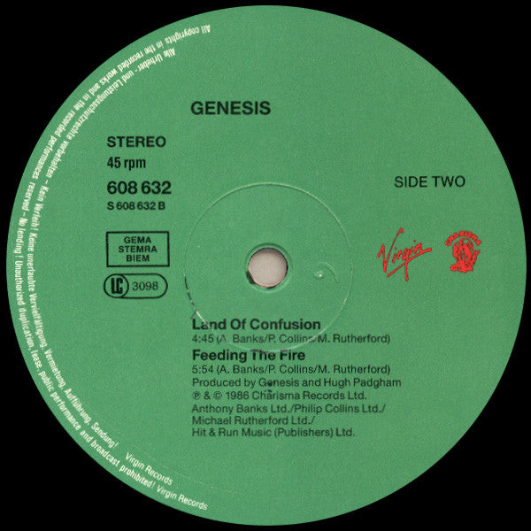 Genesis : Land Of Confusion (12", Single)