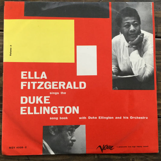 Ella Fitzgerald With Duke Ellington And His Orchestra : Ella Fitzgerald Sings The Duke Ellington Song Book (Vol. 2) (LP, Mono)