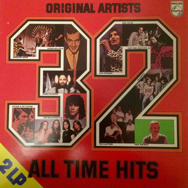 Various : 32 All Times Hits (2xLP, Comp)