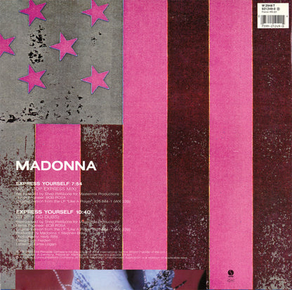 Madonna : Express Yourself (12", Maxi)