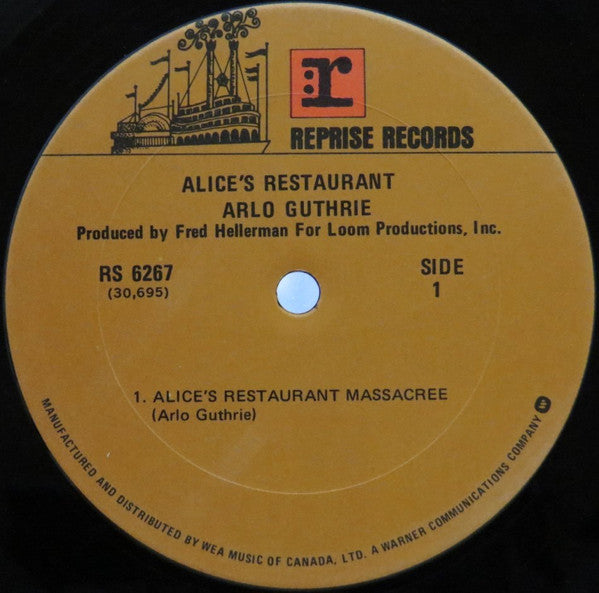 Arlo Guthrie : Alice's Restaurant (LP, Album, RE)