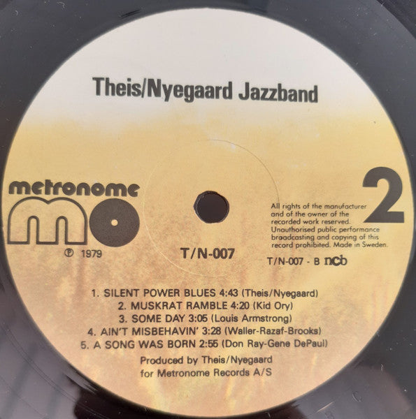 Theis/Nyegaard Jazzband : Jazz For Hatz - Lovers (LP)