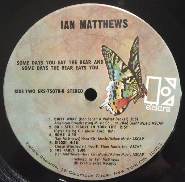 Iain Matthews : Some Days You Eat The Bear And Some Days The Bear Eats You (LP, Album, San)