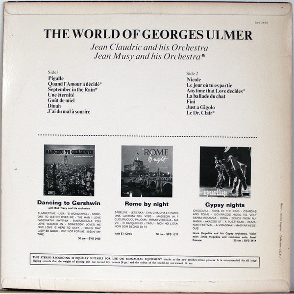 Georges Ulmer : The World Of Georges Ulmer (LP, Comp, Syn)