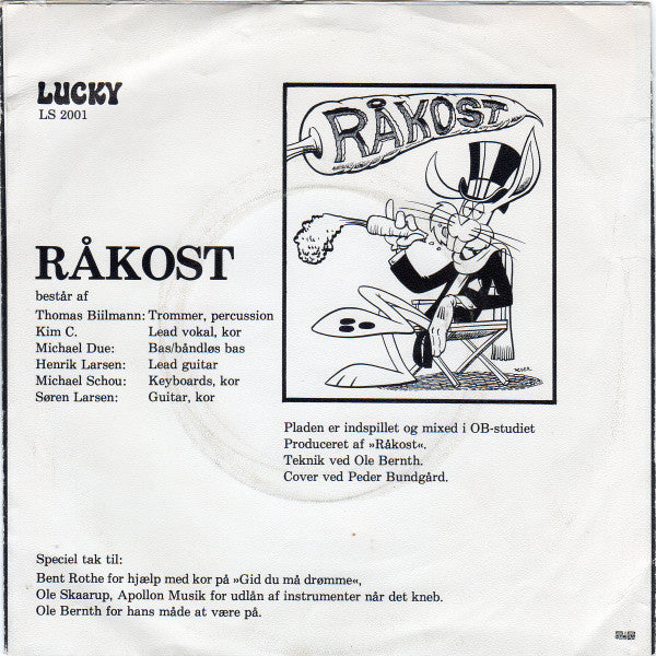 Råkost : Gid Du Må Drømme / Tak For Nu (7", Single)