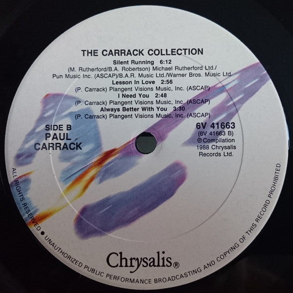 Paul Carrack : The Carrack Collection (LP, Comp)