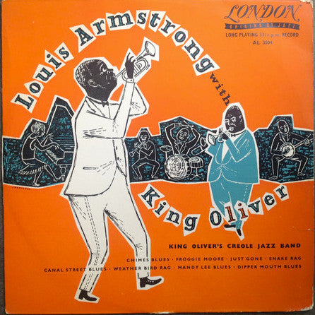 King Oliver's Creole Jazz Band : Louis Armstrong With King Oliver (10", Comp)